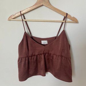 Aritzia satin lover camisole